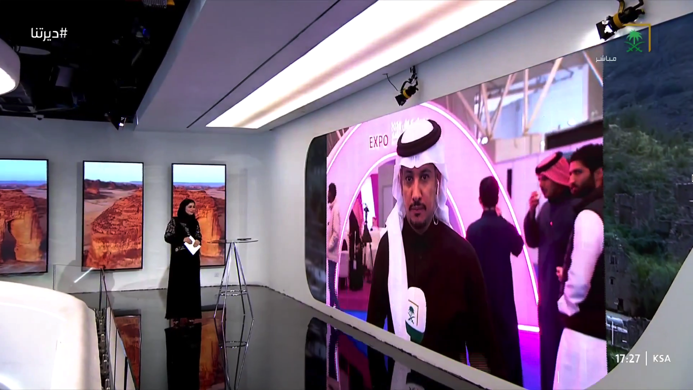 تغطية التلفزيون السعودي برنامج ديرتنا لمعرض كاش ٢٠٢٦